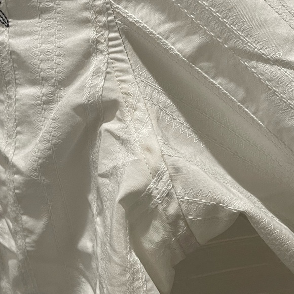 Jimi Hendrix Purple Haze Productions white floral embroidered button down shirt - Picture 7 of 9